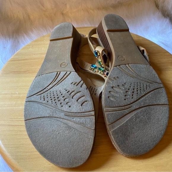 Dolce Shoes Sandal’s Women’s Size 9M Slip On Gems - Picture 11 of 11